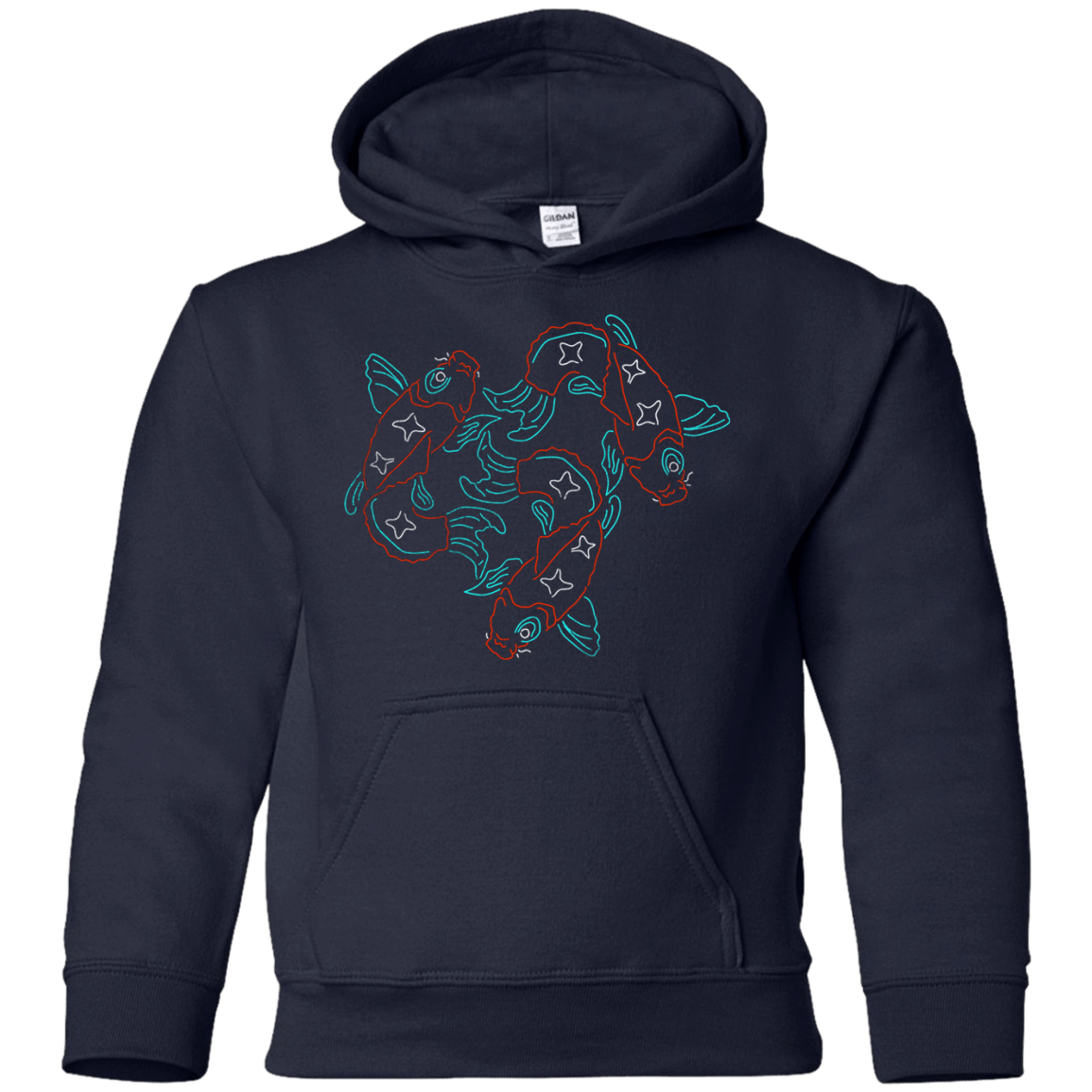 Sweatshirts Navy / YS Koi Koi Youth Hoodie