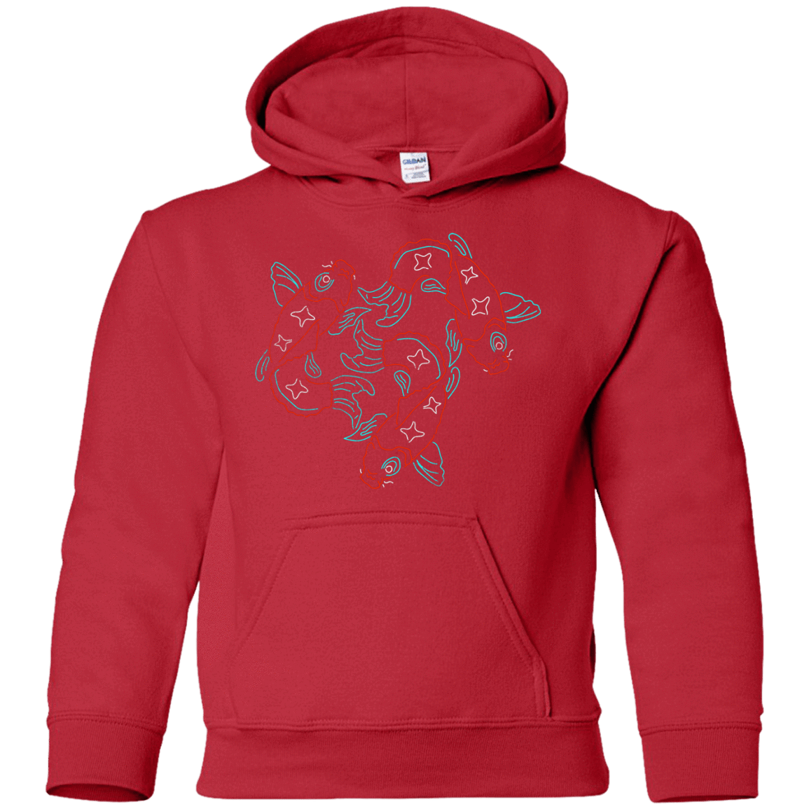 Sweatshirts Red / YS Koi Koi Youth Hoodie