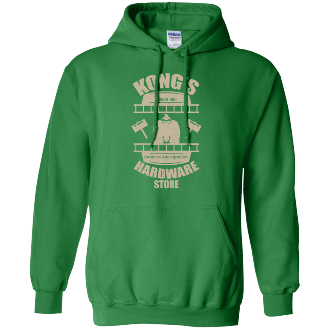 Sweatshirts Irish Green / Small Kongs Hardware Store Pullover Hoodie