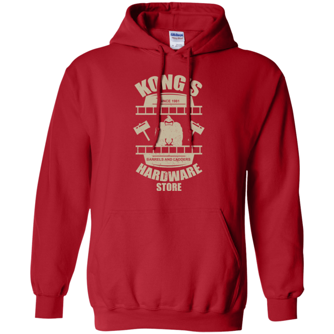 Sweatshirts Red / Small Kongs Hardware Store Pullover Hoodie