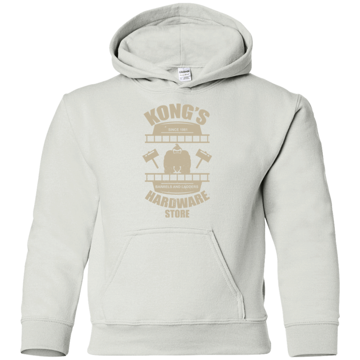 Sweatshirts White / YS Kongs Hardware Store Youth Hoodie