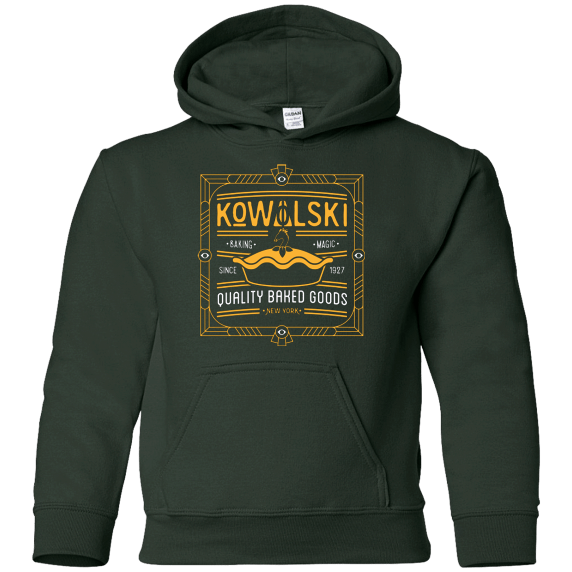 Sweatshirts Forest Green / YS Kowalski Quality Baked Goods Fantastic Beasts Youth Hoodie