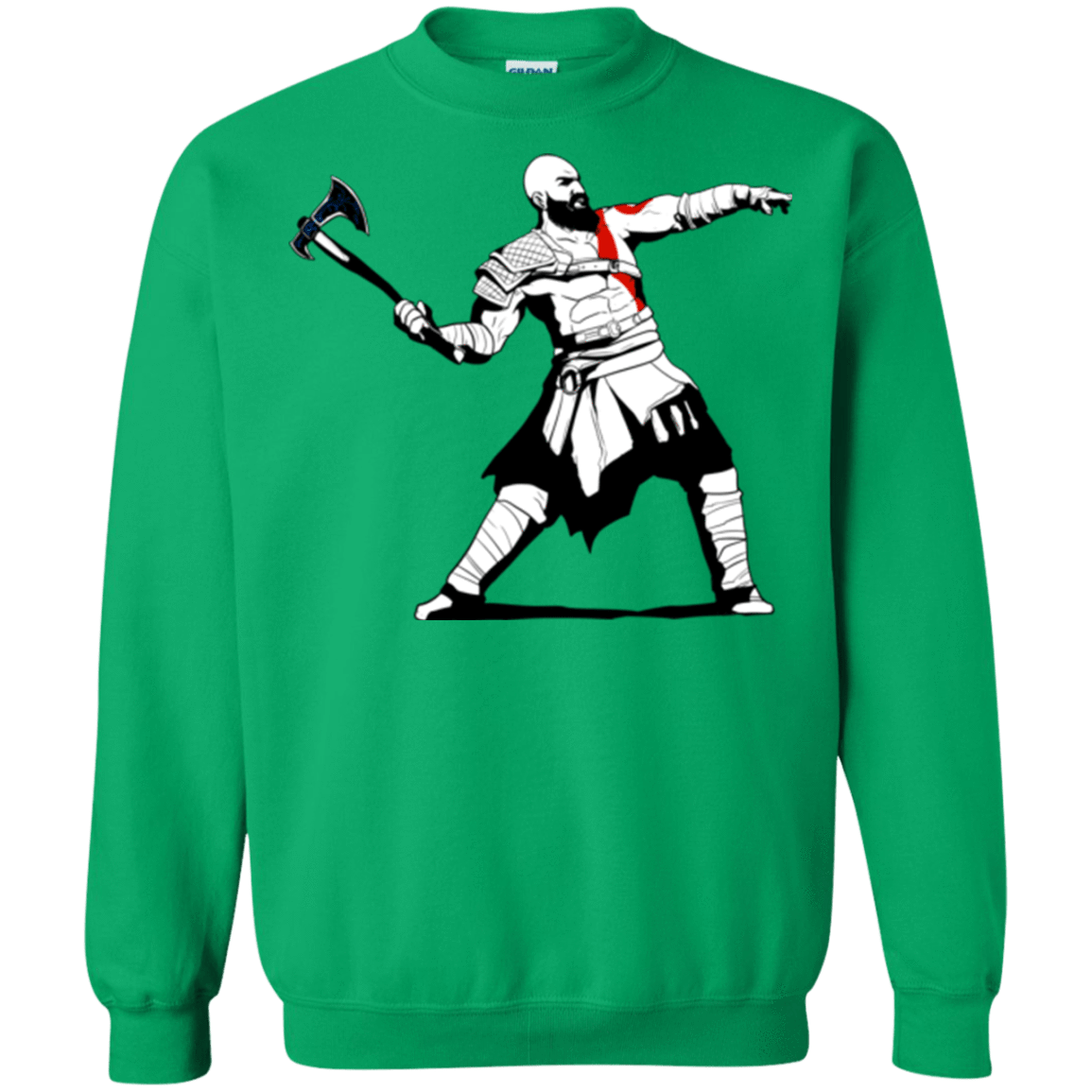 Sweatshirts Irish Green / S Kratos Banksy Crewneck Sweatshirt