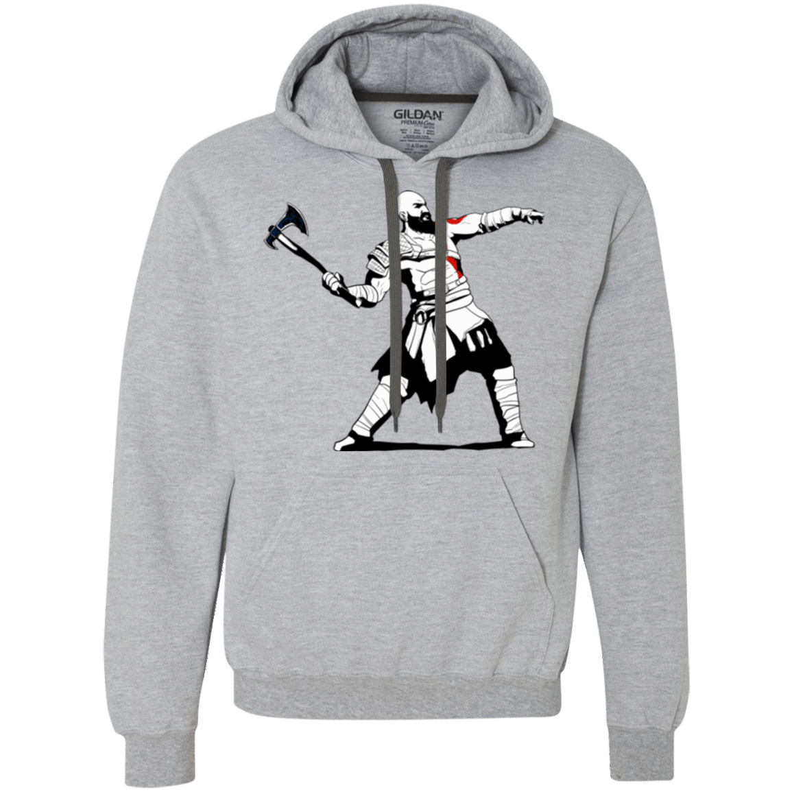 Sweatshirts Sport Grey / S Kratos Banksy Premium Fleece Hoodie