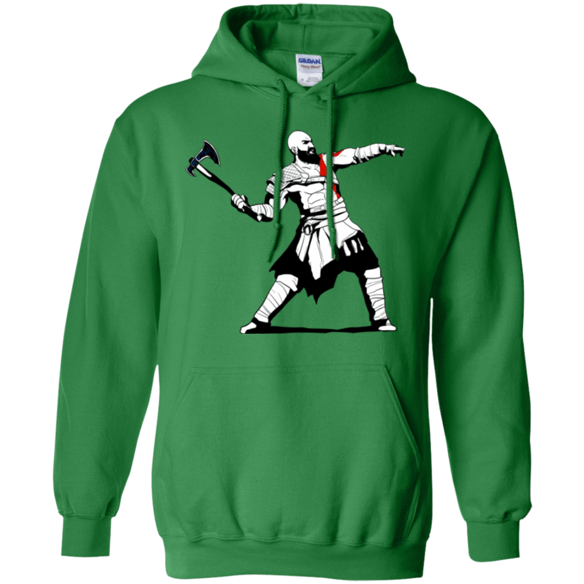 Sweatshirts Irish Green / S Kratos Banksy Pullover Hoodie