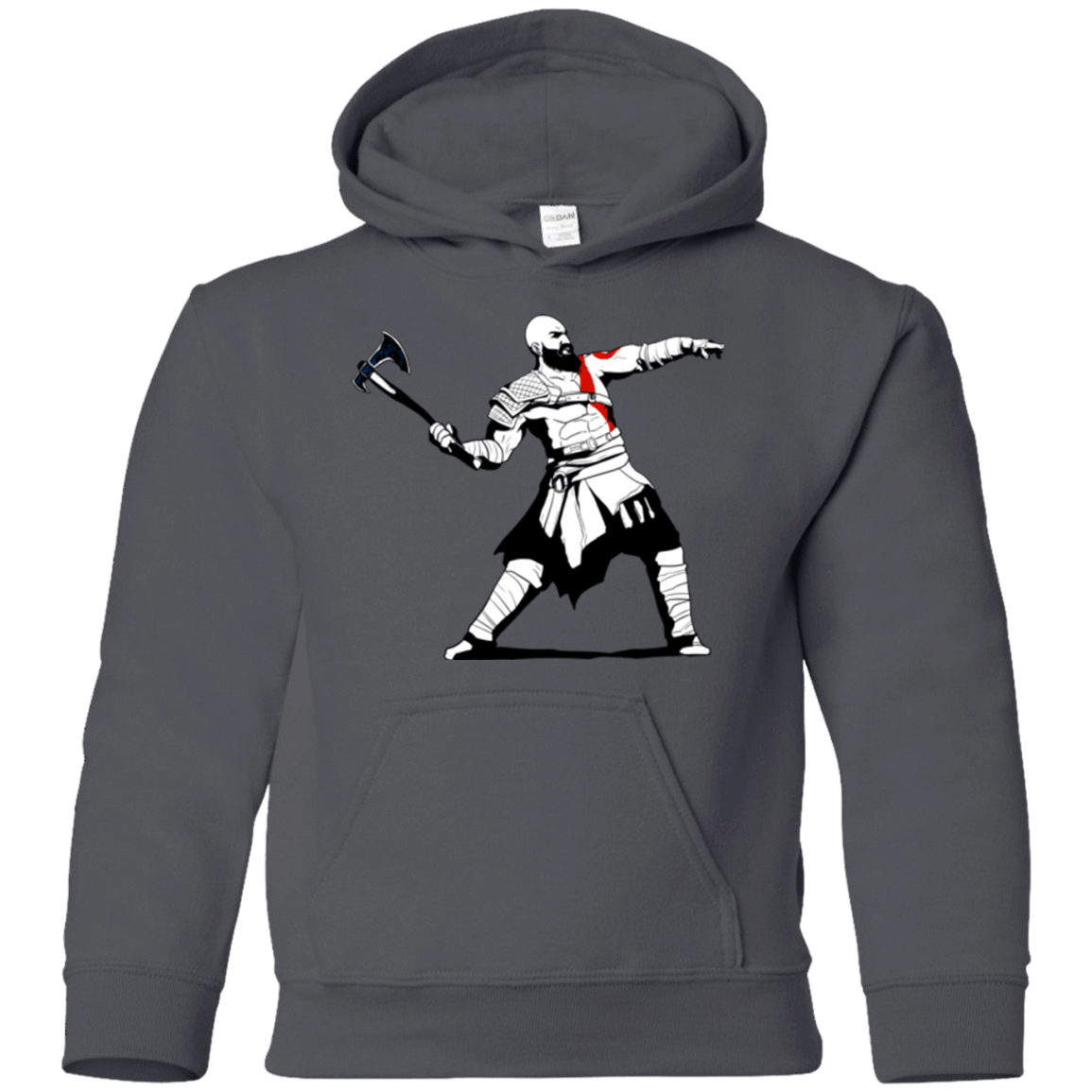Sweatshirts Charcoal / YS Kratos Banksy Youth Hoodie