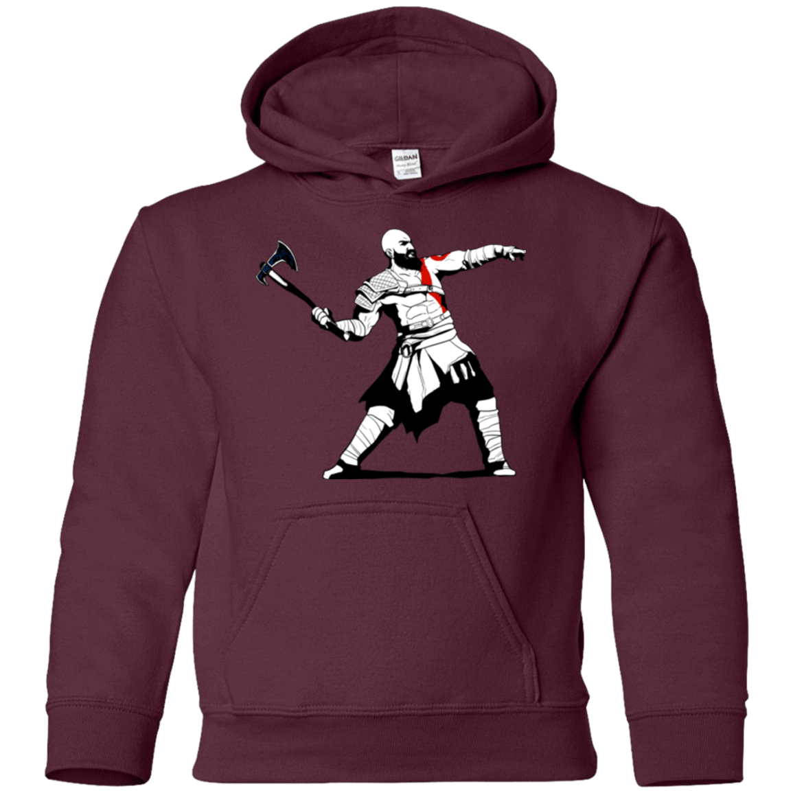 Sweatshirts Maroon / YS Kratos Banksy Youth Hoodie