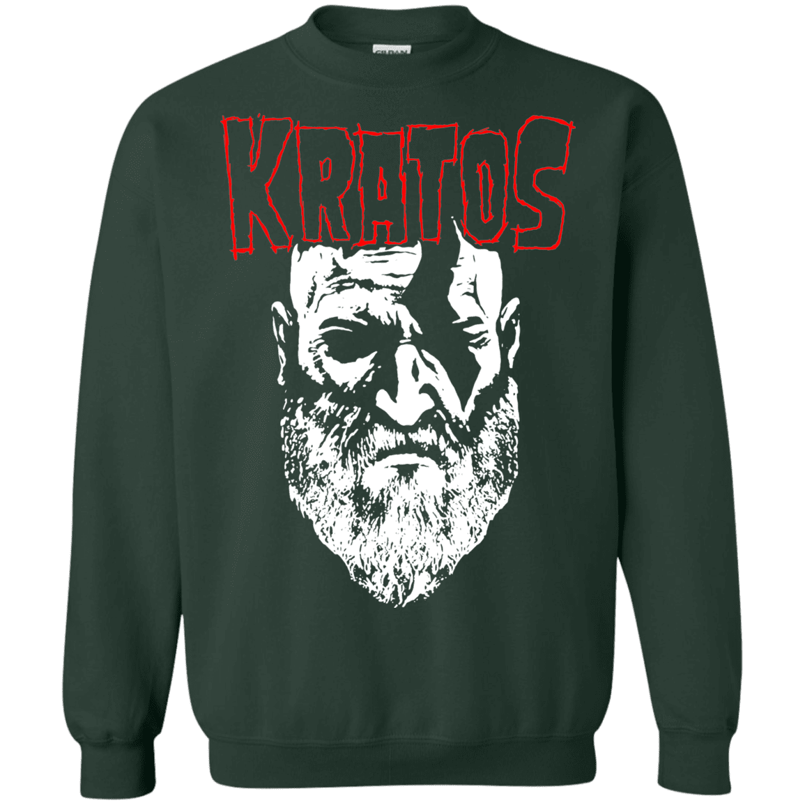 Sweatshirts Forest Green / S Kratos Danzig Crewneck Sweatshirt
