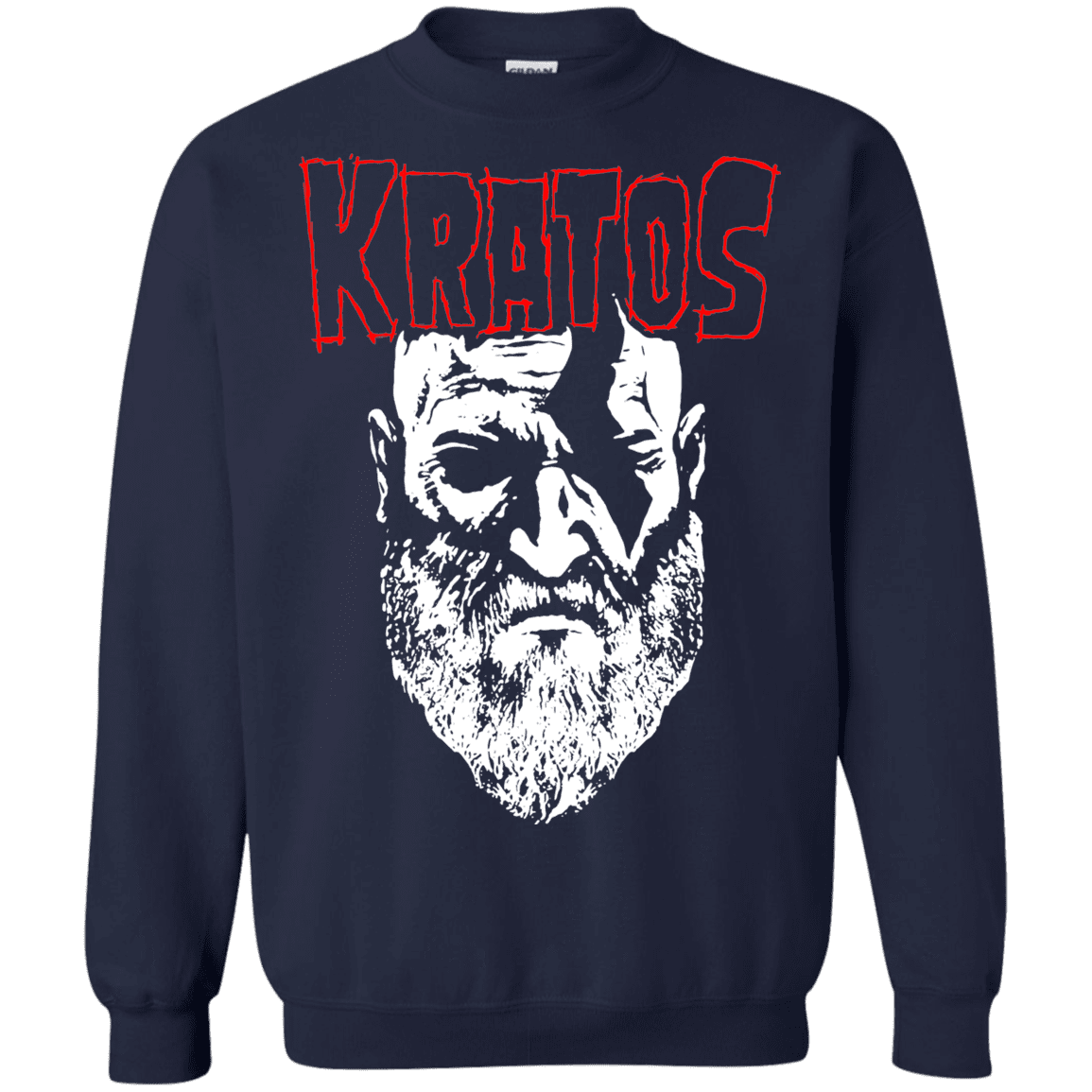 Sweatshirts Navy / S Kratos Danzig Crewneck Sweatshirt