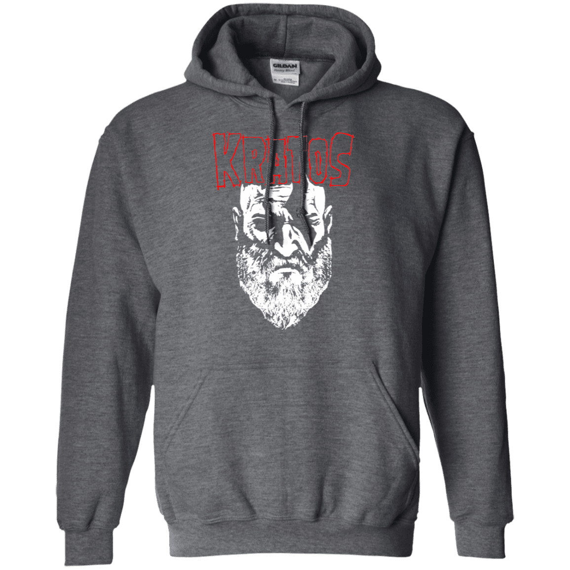 Sweatshirts Dark Heather / S Kratos Danzig Pullover Hoodie