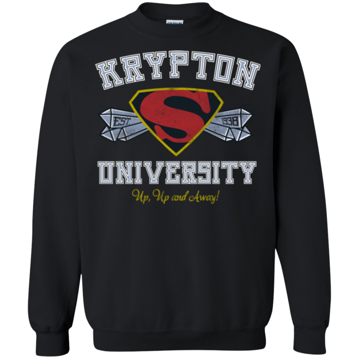 Sweatshirts Black / Small Krypton University Crewneck Sweatshirt