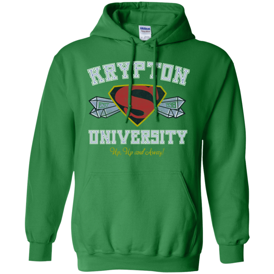Sweatshirts Irish Green / Small Krypton University Pullover Hoodie