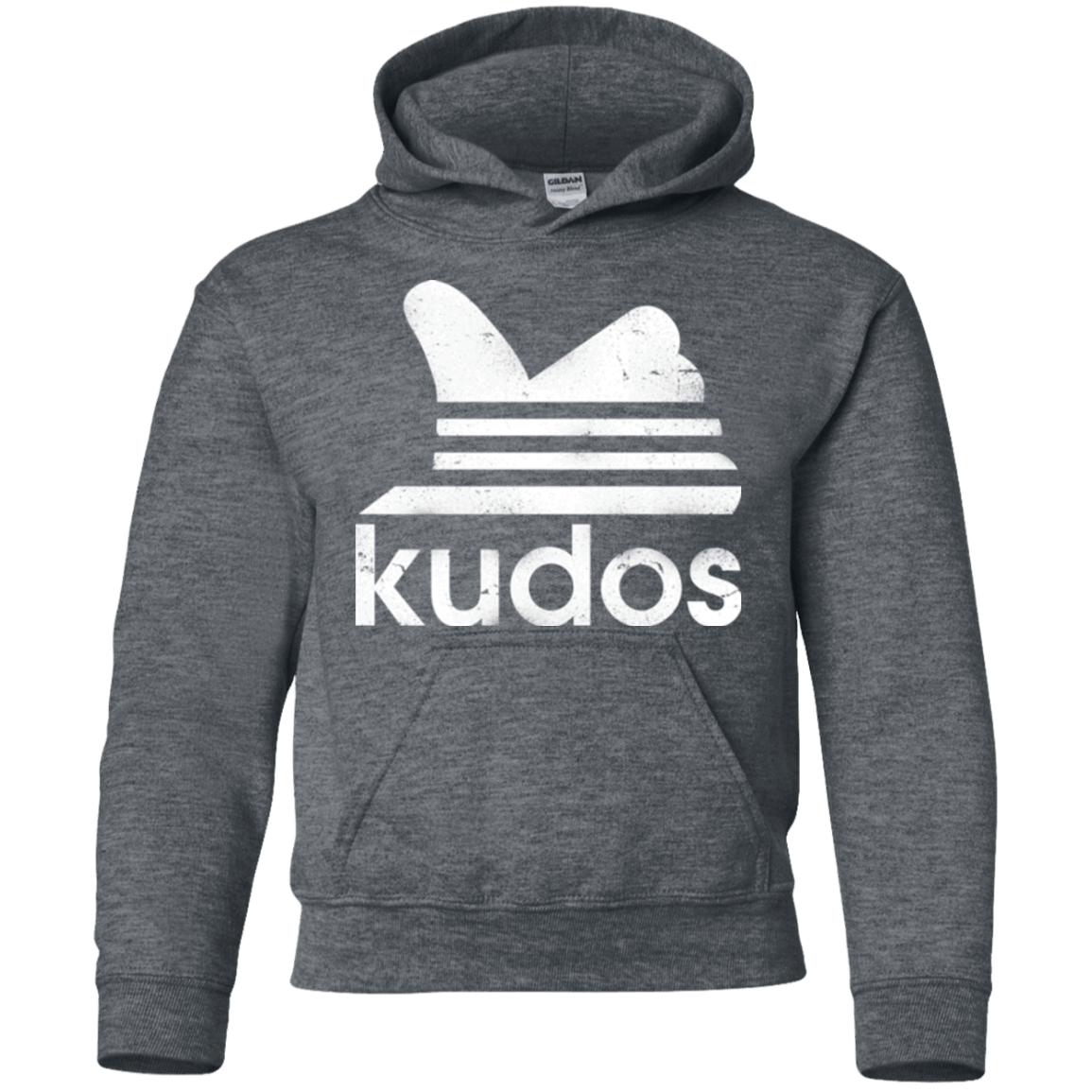 Sweatshirts Dark Heather / YS Kudos Youth Hoodie