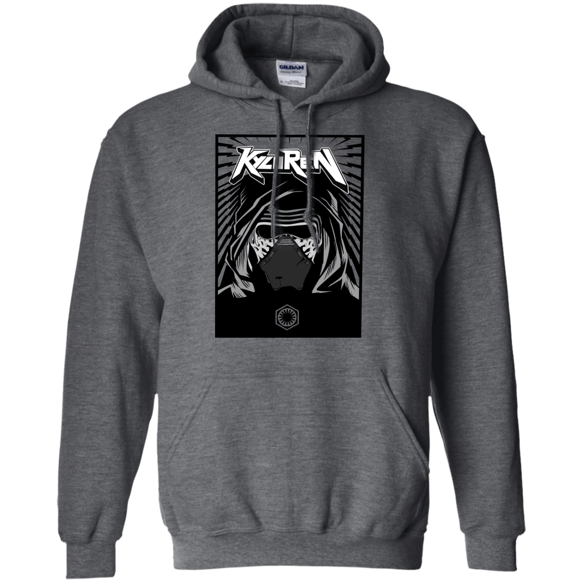 Sweatshirts Dark Heather / S Kylo Rock Pullover Hoodie