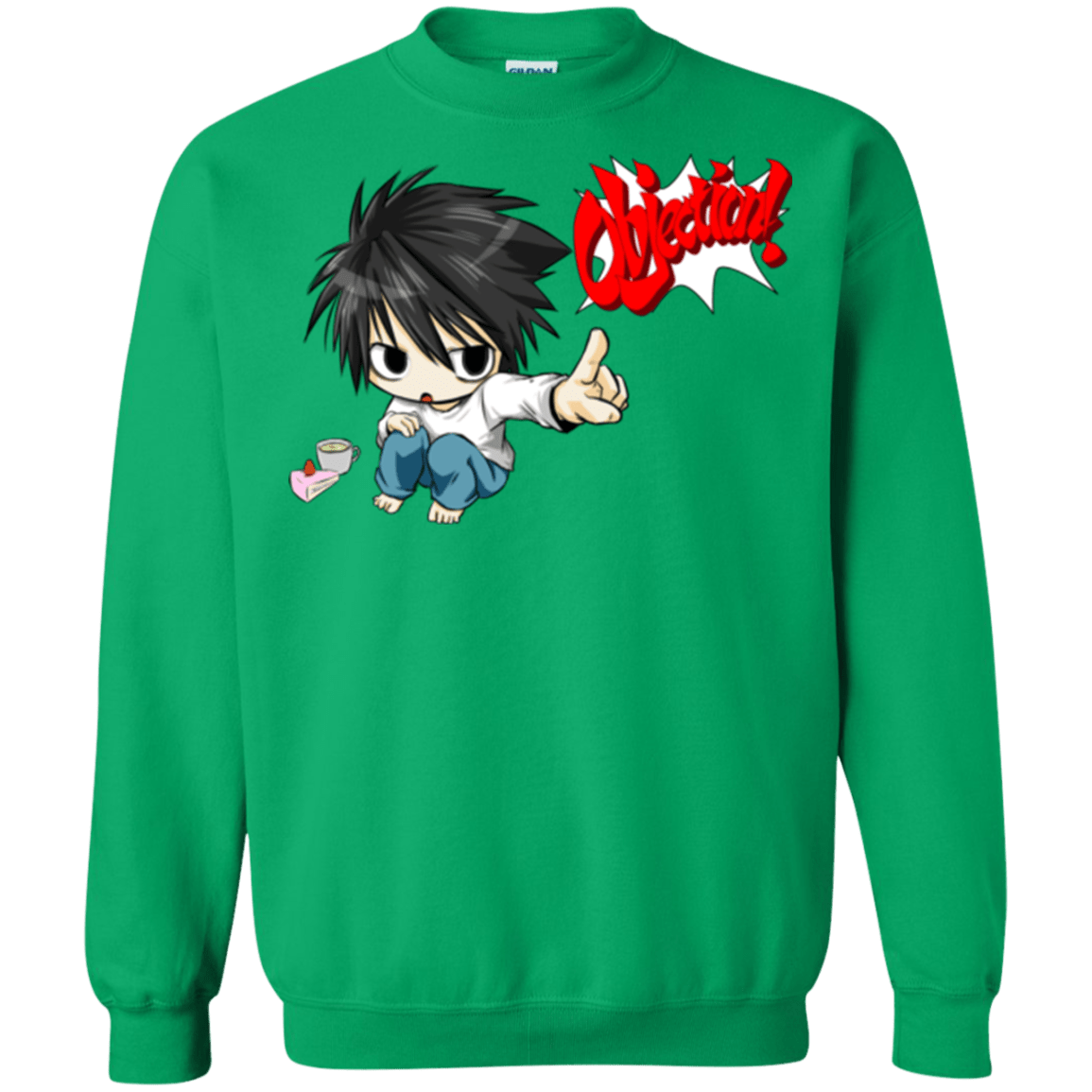 Sweatshirts Irish Green / Small L Objection! Crewneck Sweatshirt