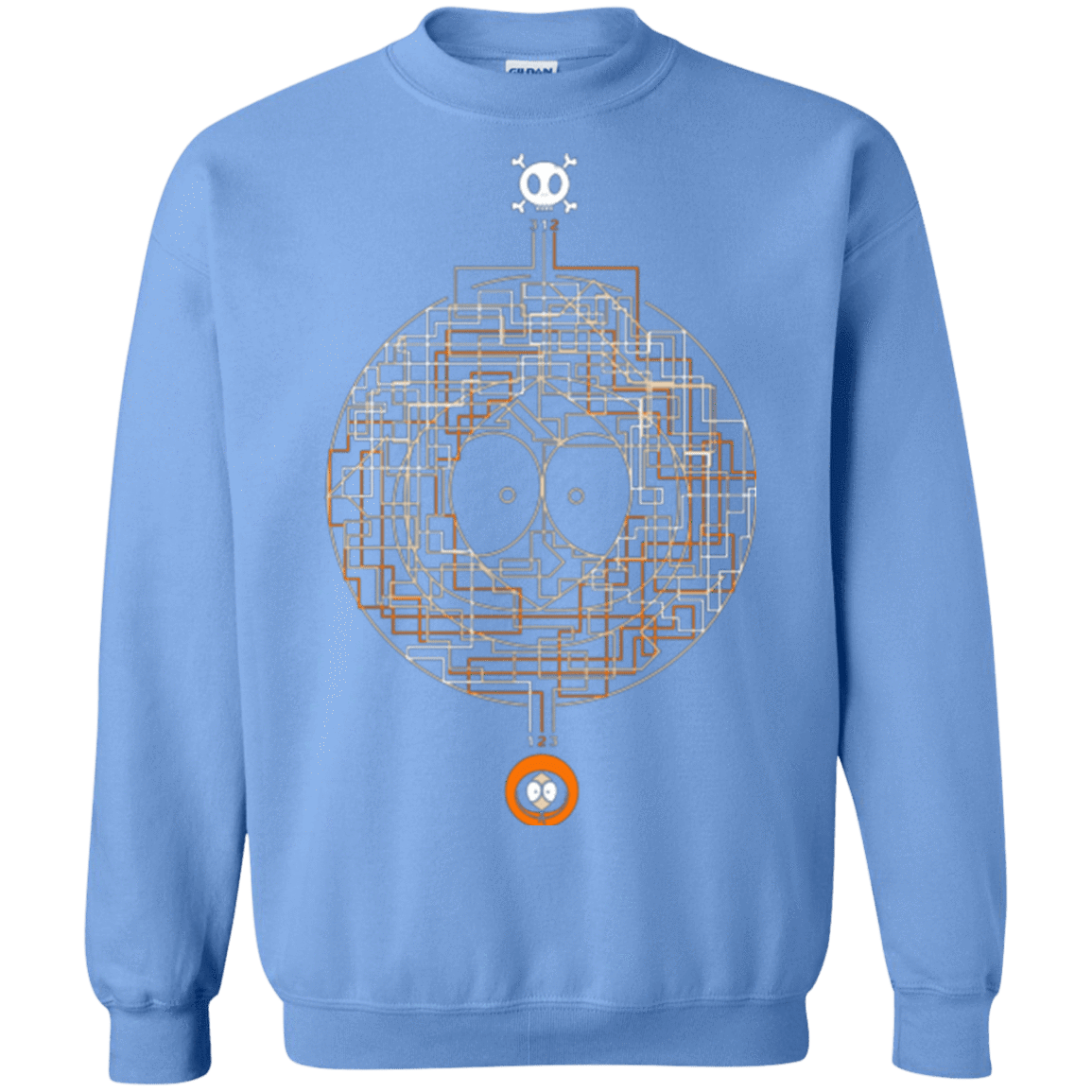 Sweatshirts Carolina Blue / Small LABYRINTH OF DEATH Crewneck Sweatshirt