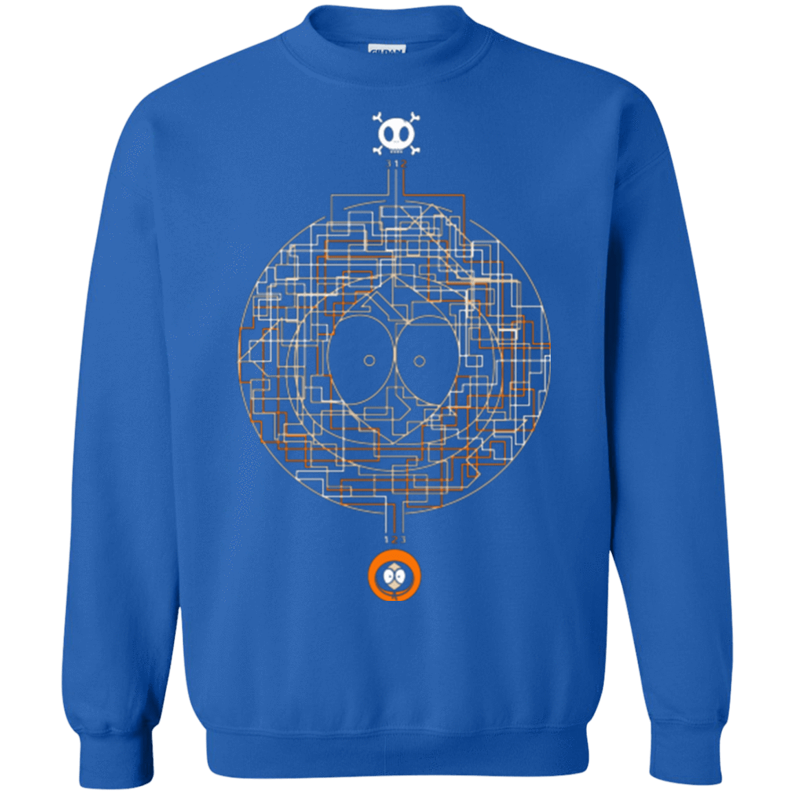 Sweatshirts Royal / Small LABYRINTH OF DEATH Crewneck Sweatshirt