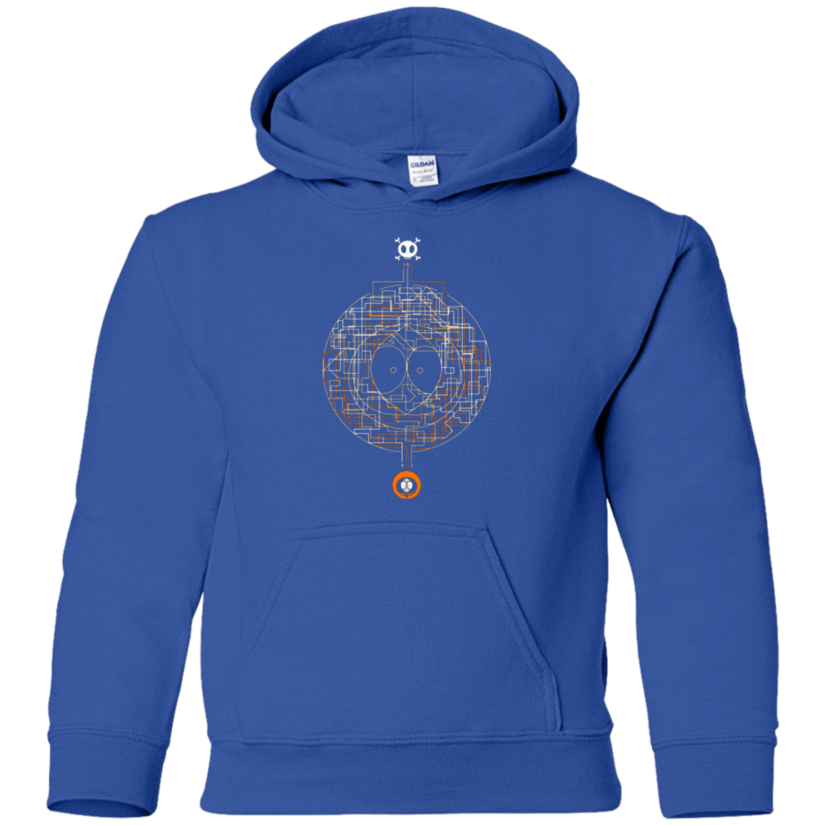 Sweatshirts Royal / YS LABYRINTH OF DEATH Youth Hoodie
