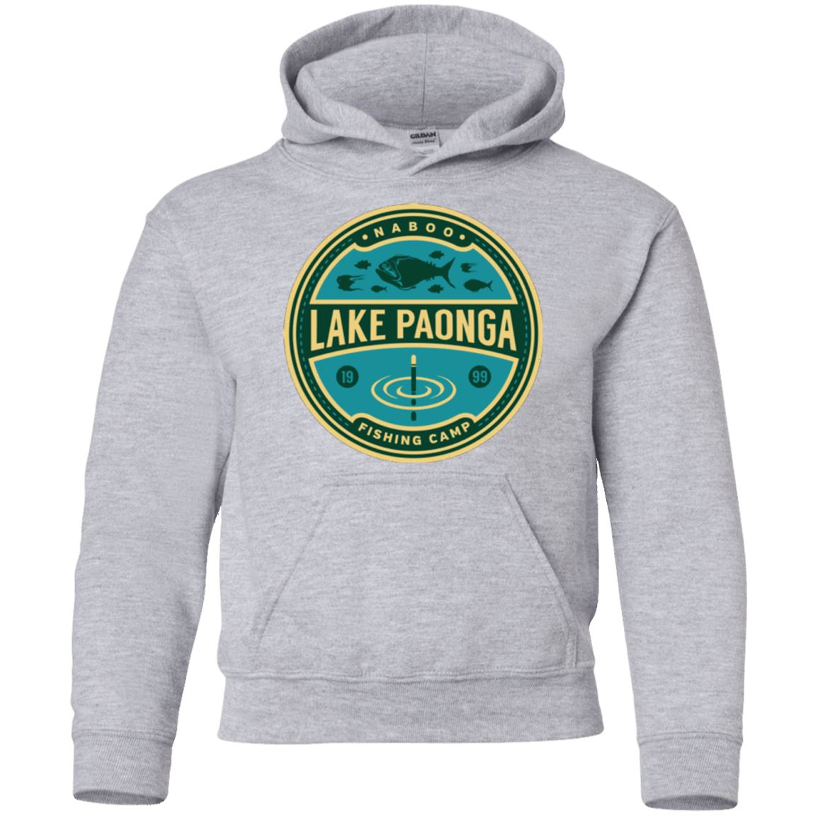 Sweatshirts Sport Grey / YS Lake Paonga Fishing Camp Youth Hoodie