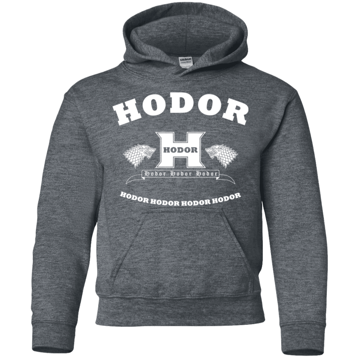 Sweatshirts Dark Heather / YS Language Academy Youth Hoodie