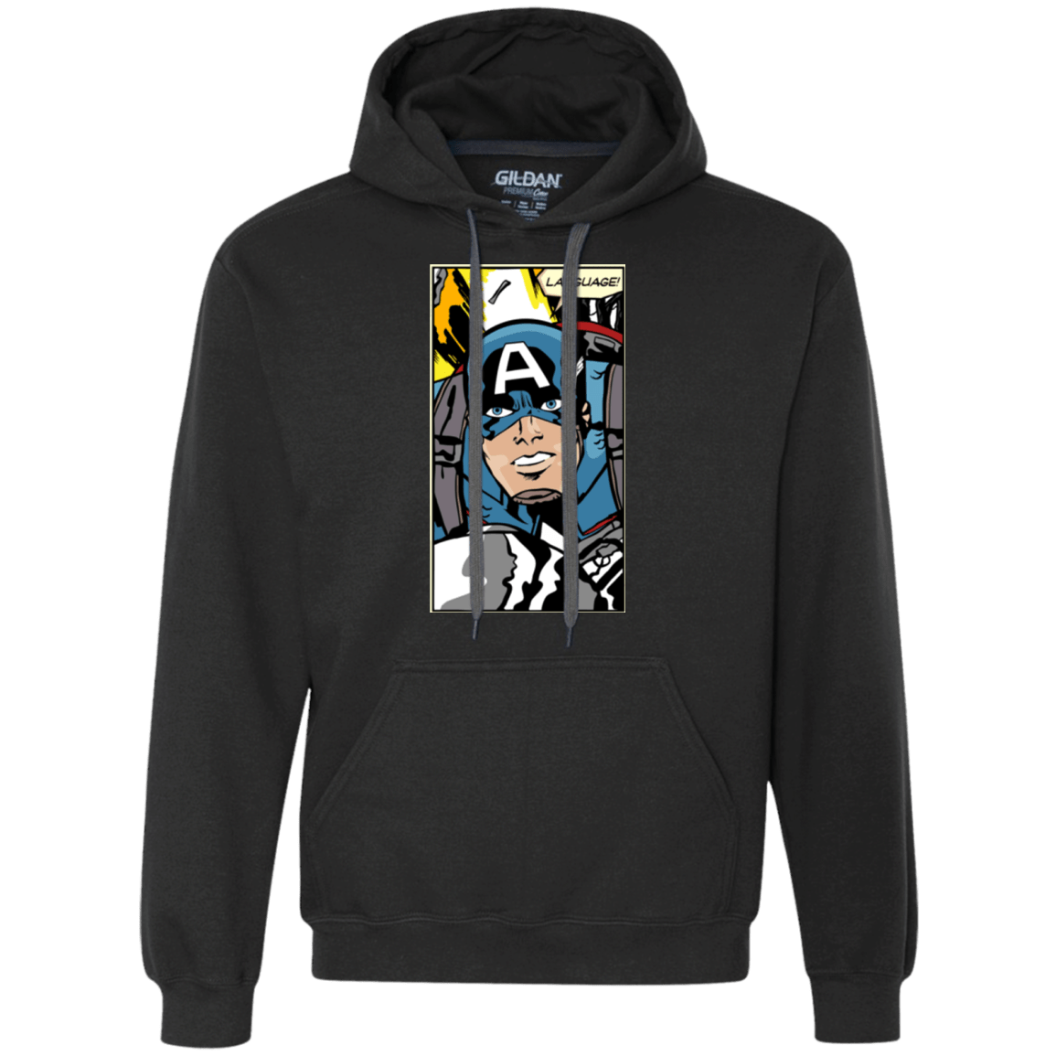 Sweatshirts Black / S Language Premium Fleece Hoodie