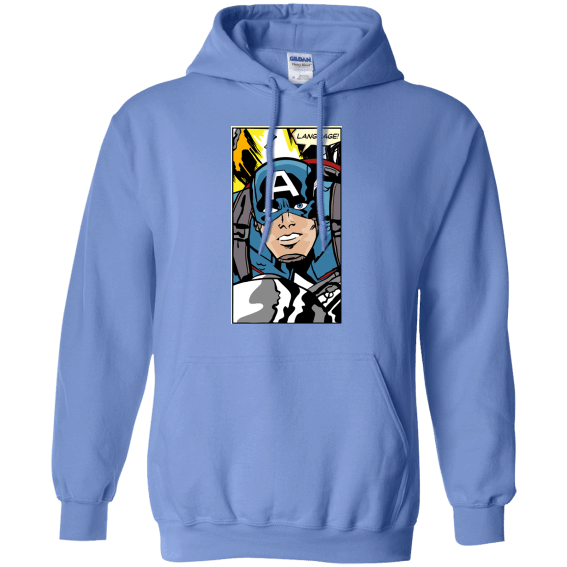 Sweatshirts Carolina Blue / S Language Pullover Hoodie