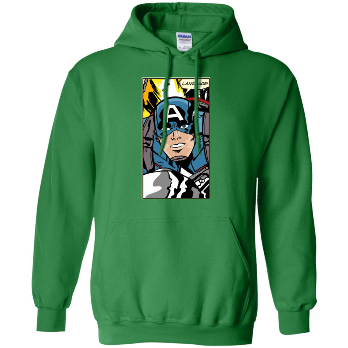 Sweatshirts Irish Green / S Language Pullover Hoodie