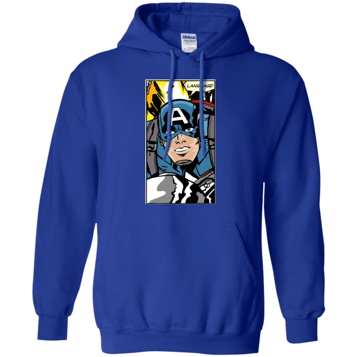 Sweatshirts Royal / S Language Pullover Hoodie