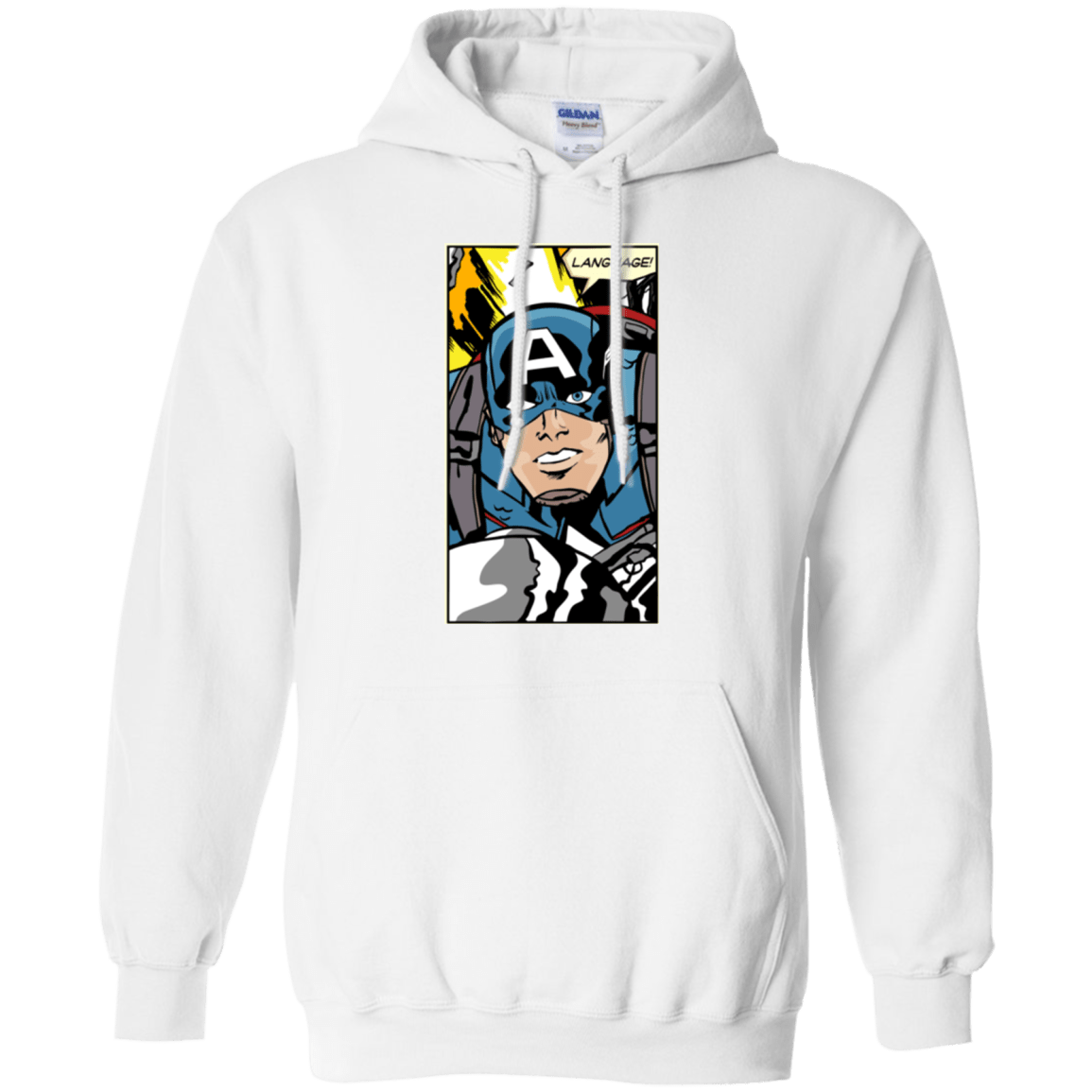 Sweatshirts White / S Language Pullover Hoodie