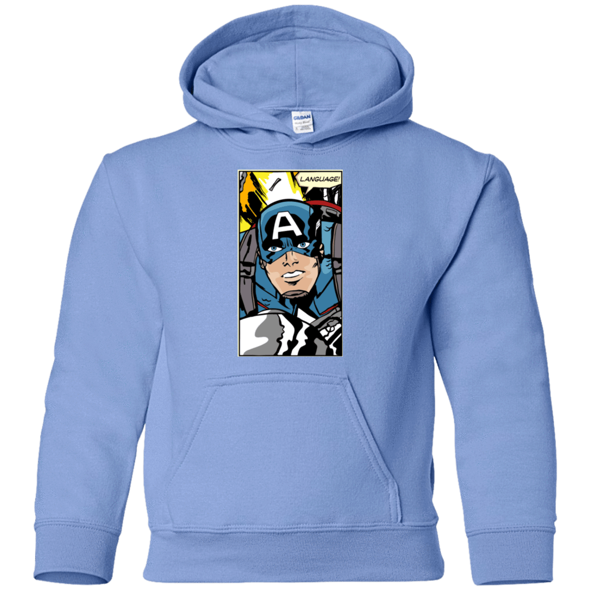 Sweatshirts Carolina Blue / YS Language Youth Hoodie
