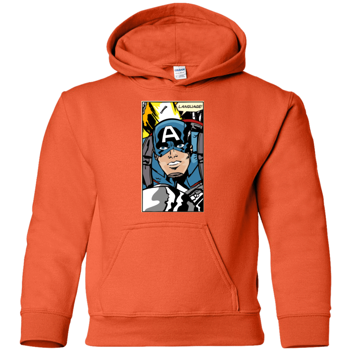 Sweatshirts Orange / YS Language Youth Hoodie