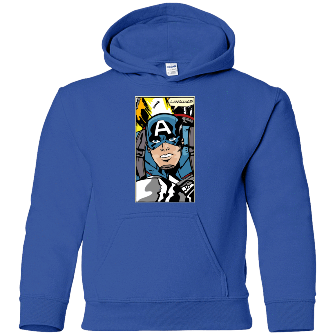 Sweatshirts Royal / YS Language Youth Hoodie