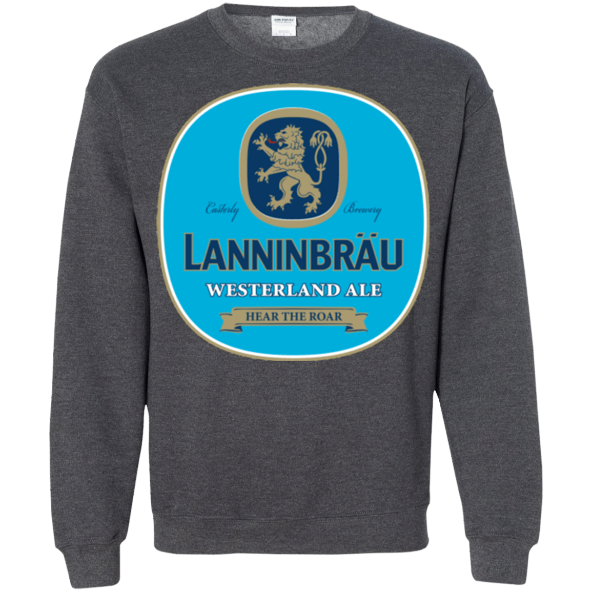 Sweatshirts Dark Heather / Small Lanninbrau Crewneck Sweatshirt