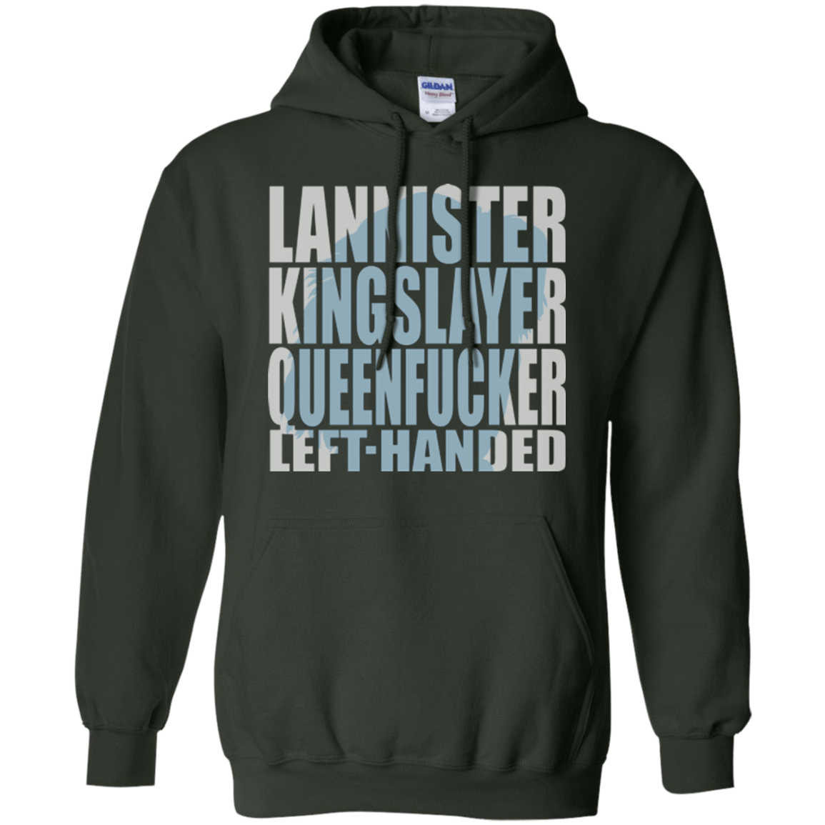 Sweatshirts Forest Green / Small Lannister Left Handed Pullover Hoodie