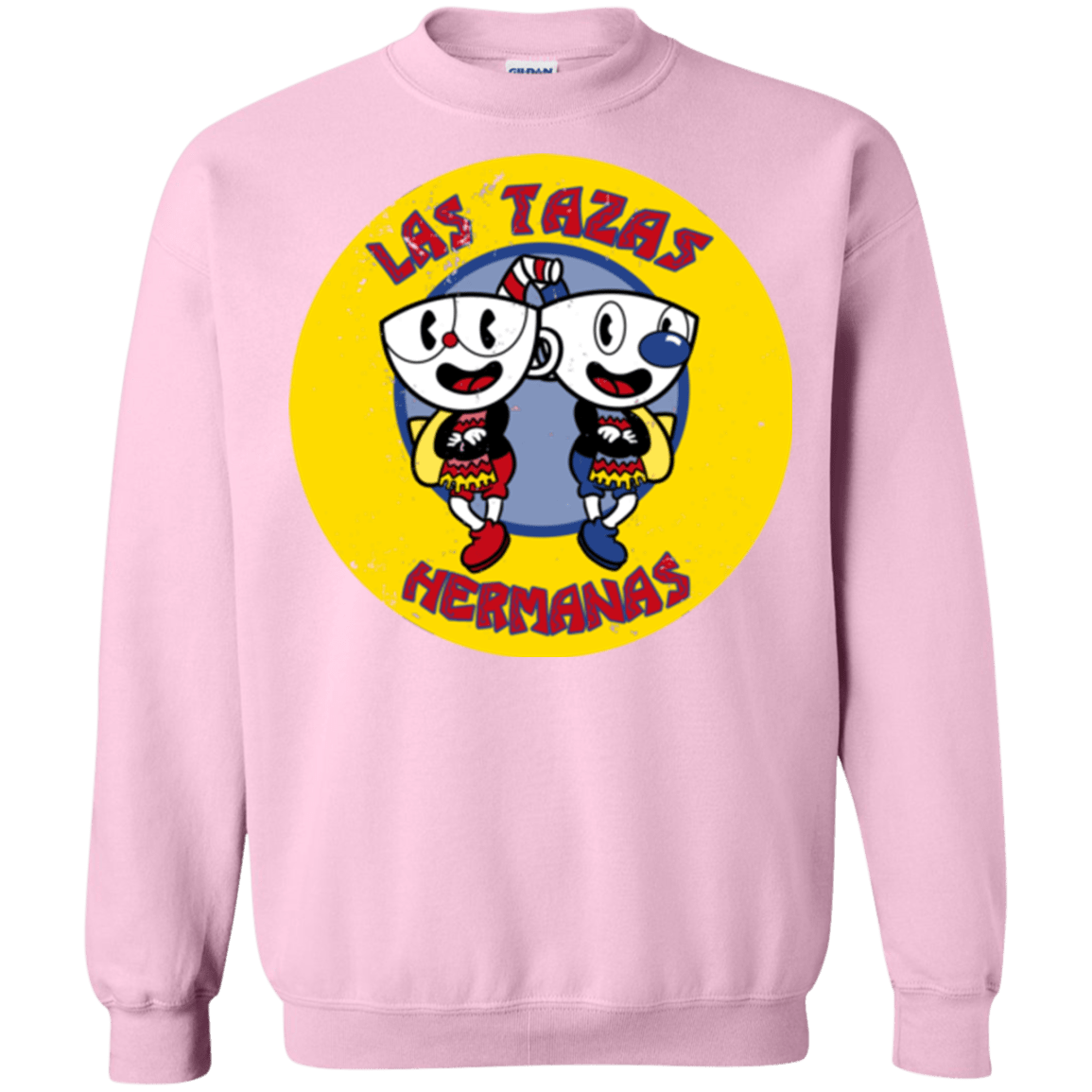 Sweatshirts Light Pink / Small las tazas hermanas Crewneck Sweatshirt