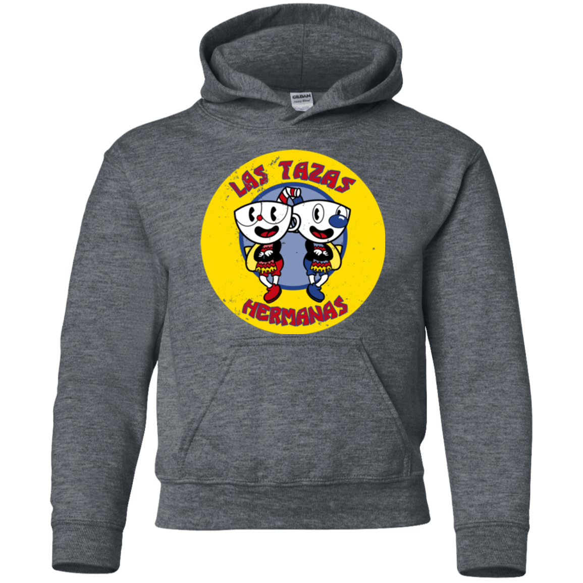 Sweatshirts Dark Heather / YS las tazas hermanas Youth Hoodie