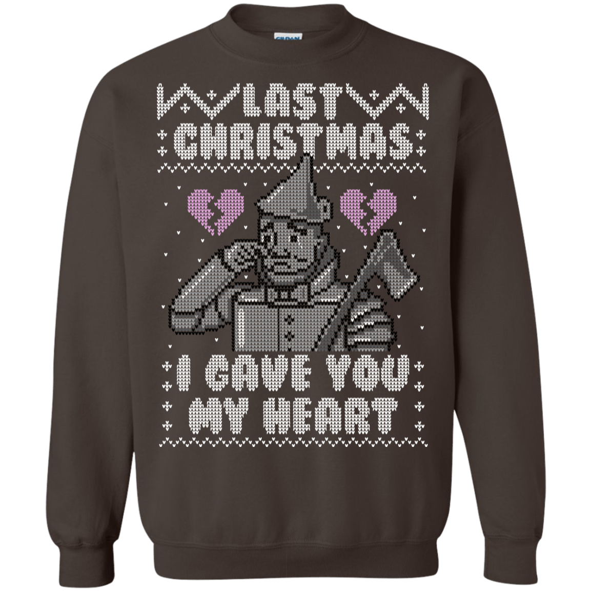 Sweatshirts Dark Chocolate / S Last Christmas Crewneck Sweatshirt