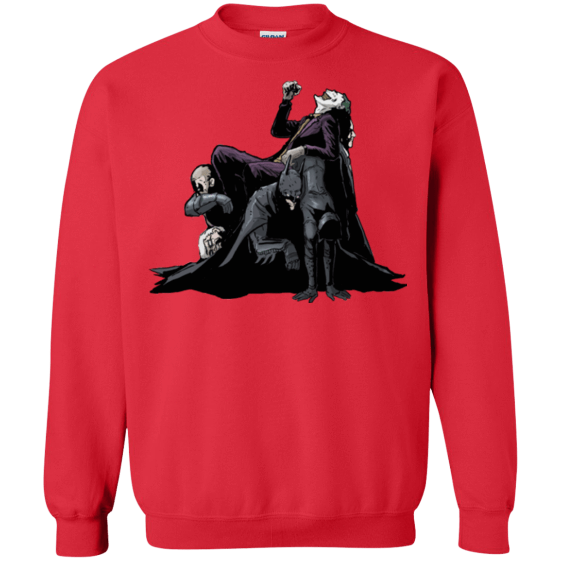 Sweatshirts Red / Small Last laugh Crewneck Sweatshirt