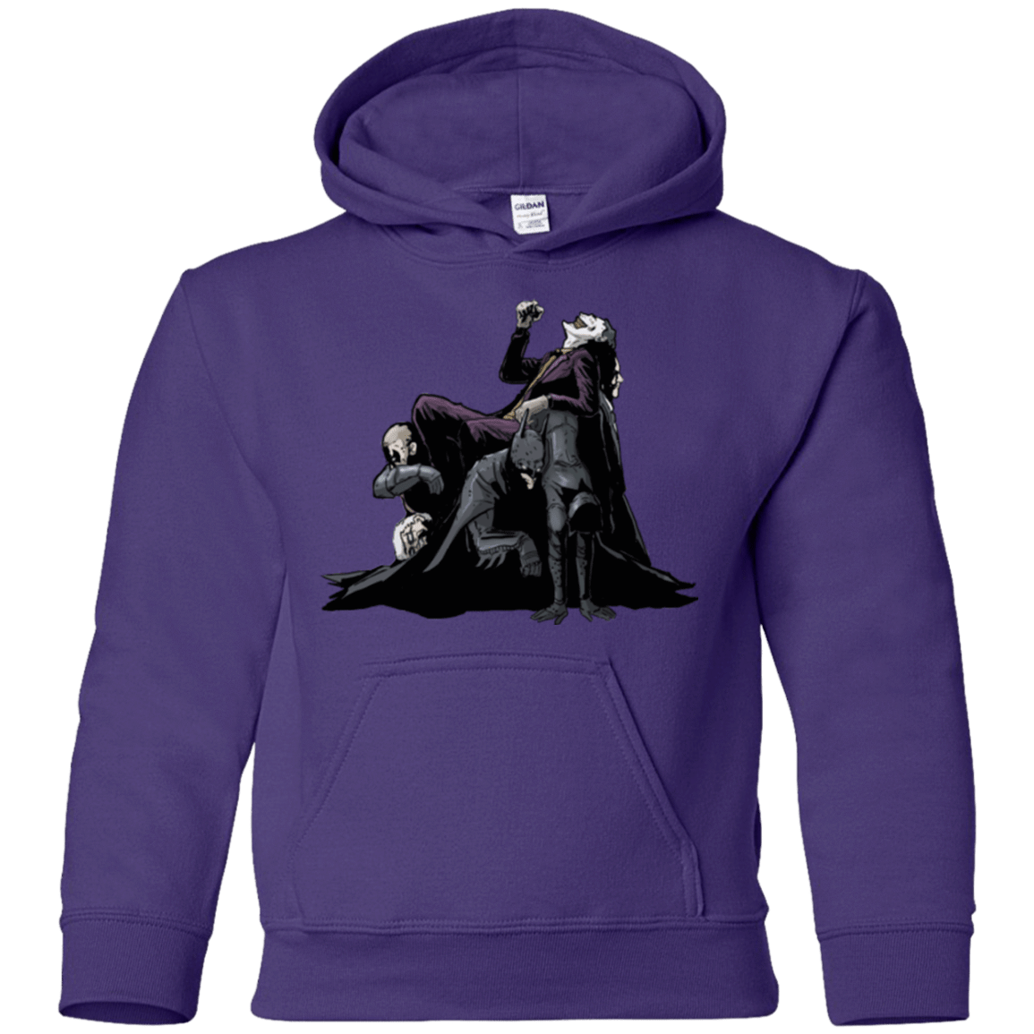 Sweatshirts Purple / YS Last laugh Youth Hoodie