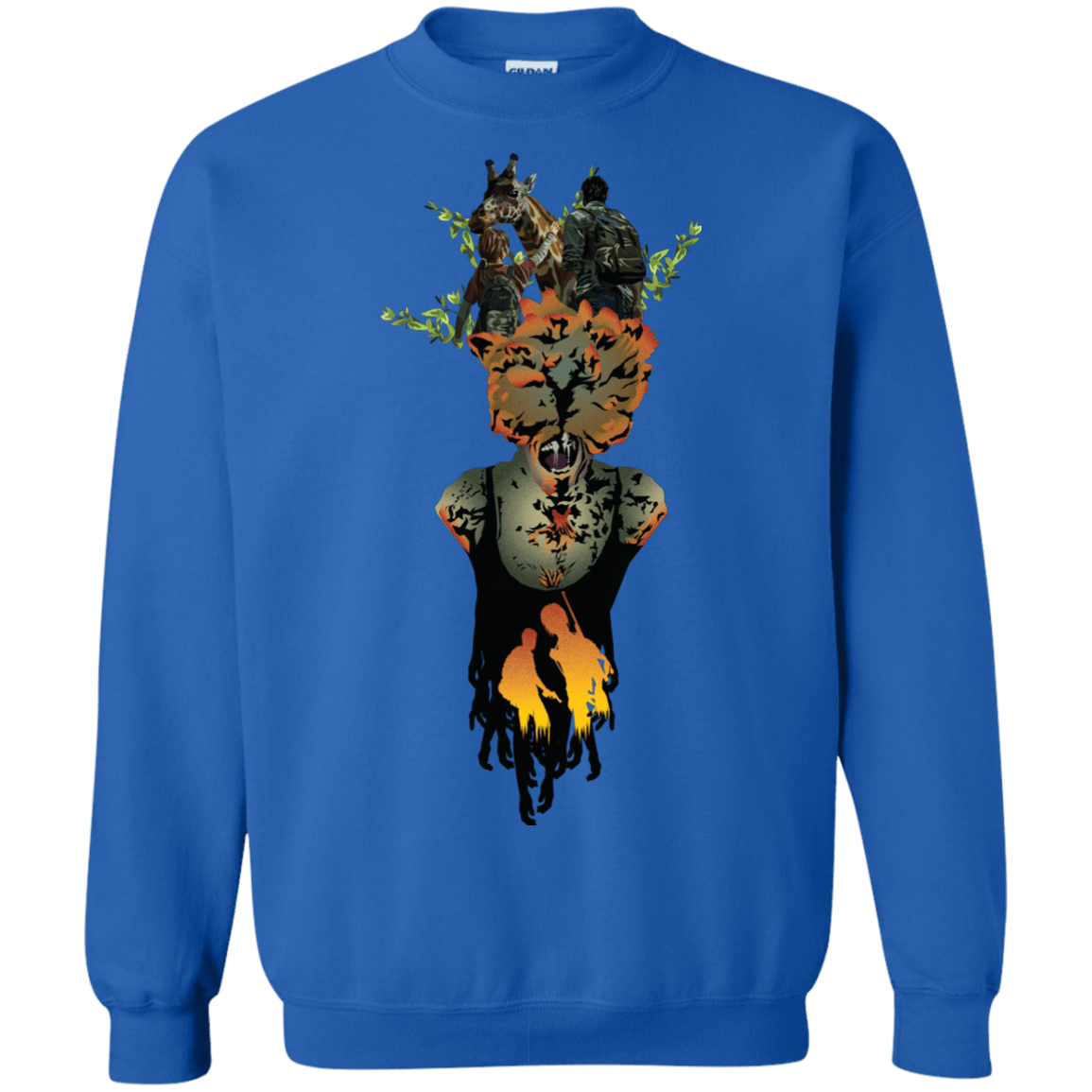 Sweatshirts Royal / S Last of Us Crewneck Sweatshirt