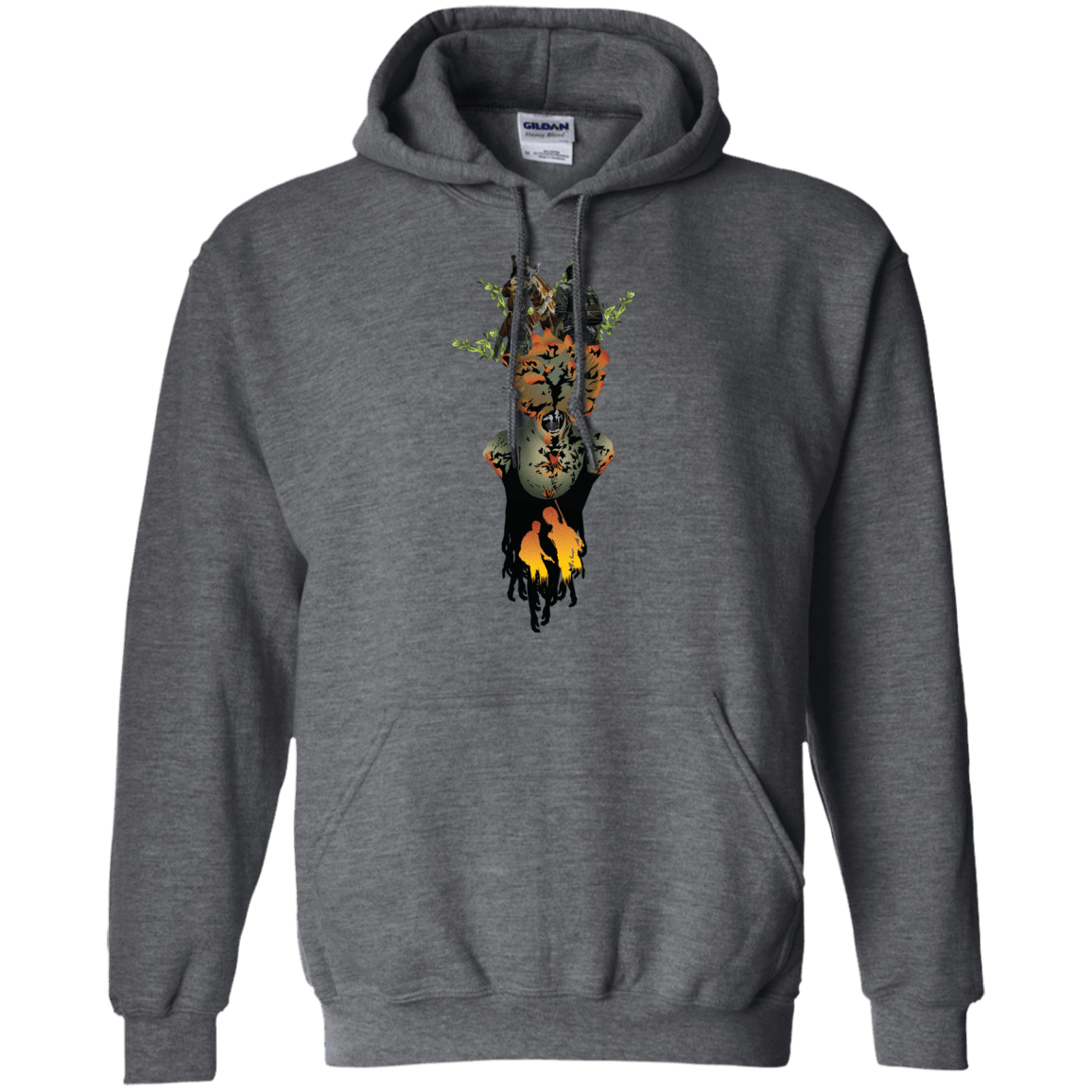 Sweatshirts Dark Heather / S Last of Us Pullover Hoodie