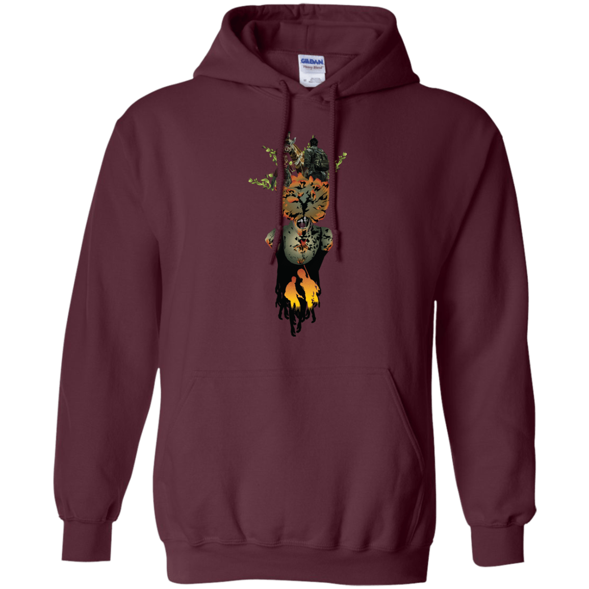 Sweatshirts Maroon / S Last of Us Pullover Hoodie