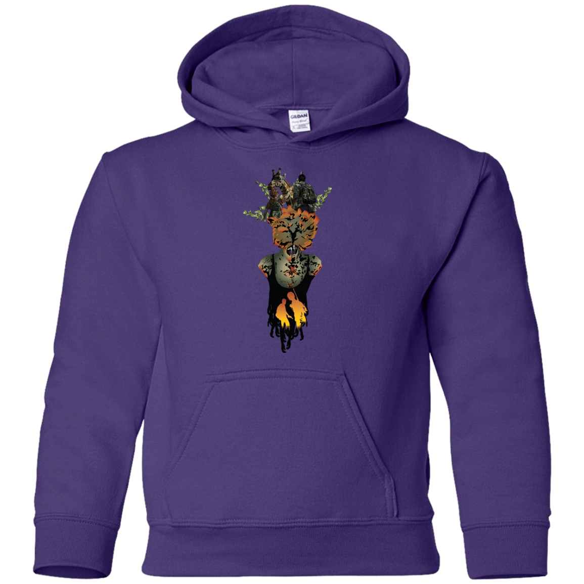 Sweatshirts Purple / YS Last of Us Youth Hoodie