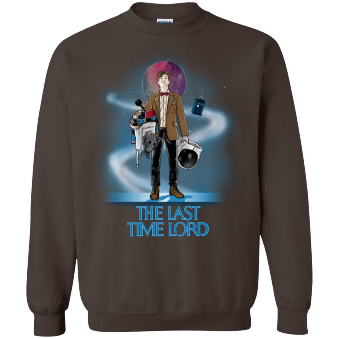 Sweatshirts Dark Chocolate / Small Last Time Lord Crewneck Sweatshirt