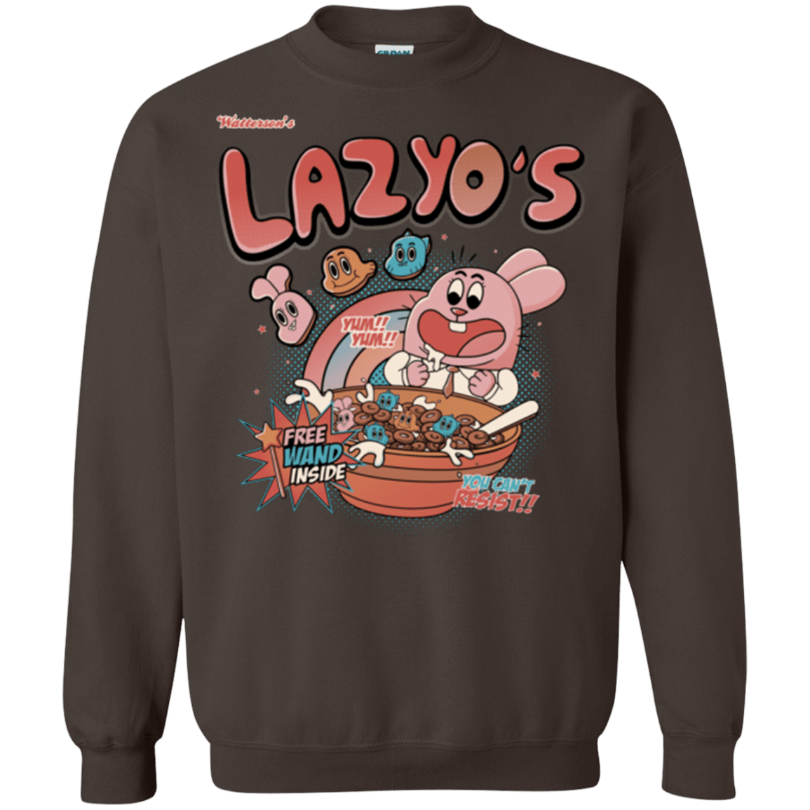 Sweatshirts Dark Chocolate / Small Lazyo's Crewneck Sweatshirt