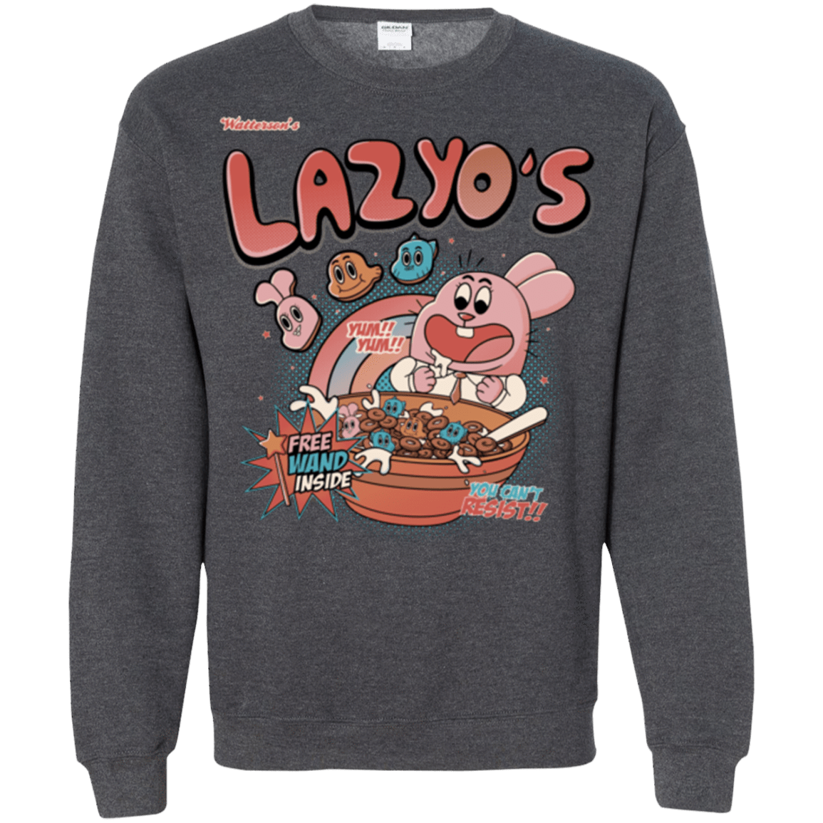 Sweatshirts Dark Heather / Small Lazyo's Crewneck Sweatshirt