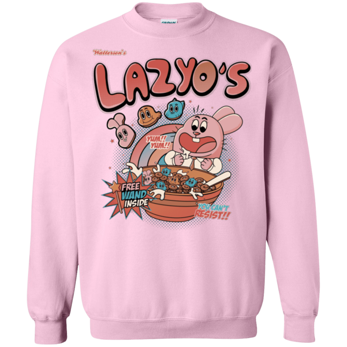 Sweatshirts Light Pink / Small Lazyo's Crewneck Sweatshirt