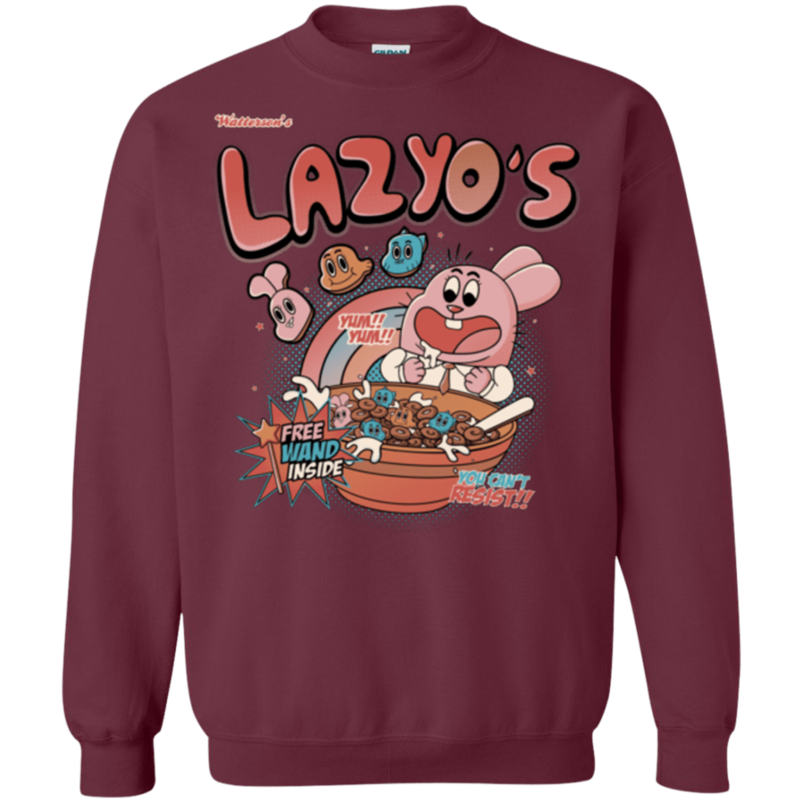 Sweatshirts Maroon / Small Lazyo's Crewneck Sweatshirt