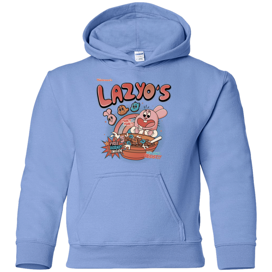 Sweatshirts Carolina Blue / YS Lazyo's Youth Hoodie