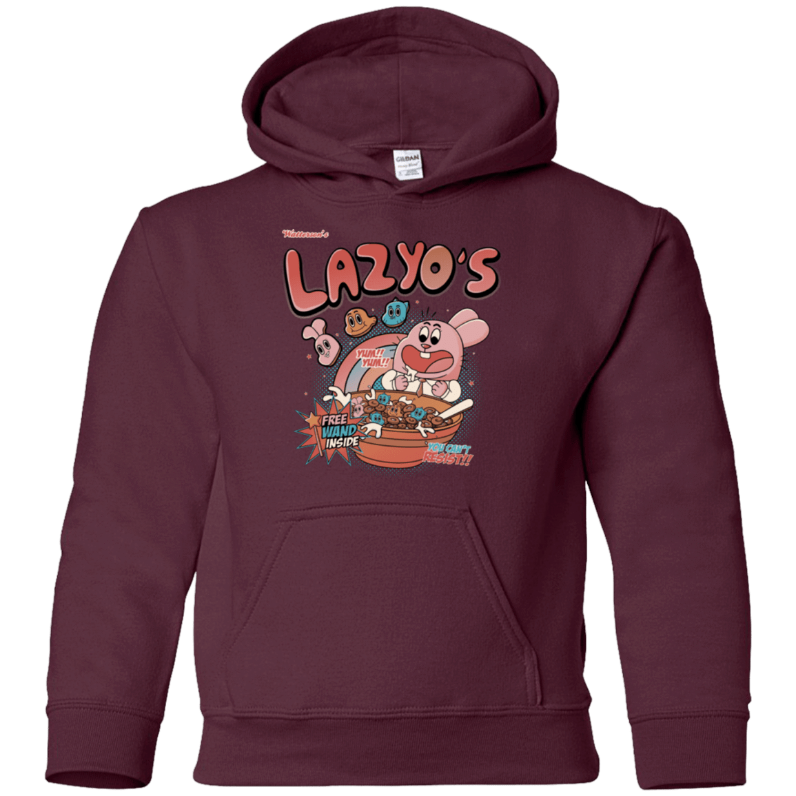 Sweatshirts Maroon / YS Lazyo's Youth Hoodie